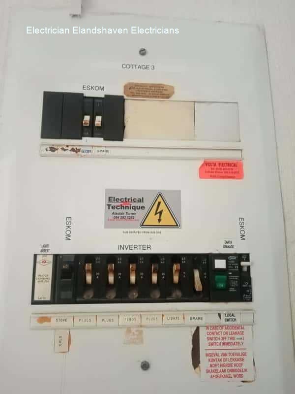 Electrician Elandshaven electricians work round the clock including weekends and public holidays with a free quotation.
