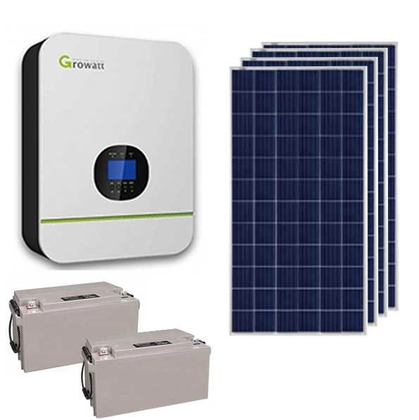 Kempton Park South 3KW 24V Growatt 2.4kWh SLA Solar Power Kit