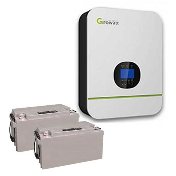 Riverlea 3KW 24V Growatt 2.4kWh SLA Backup Power Kit
