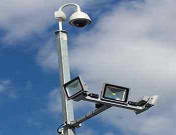Security lighting in Villa Rosa