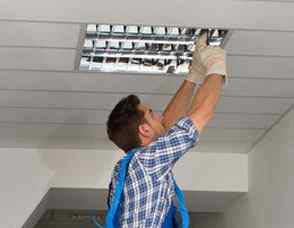Shop lighting repairs in Amberfield