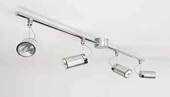 Track lighting in Villa Rosa