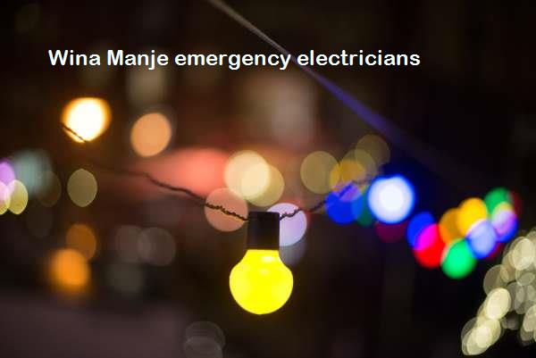 Emergency commercial electrician in Wina Manje