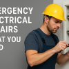 Discover everything you need to know about emergency electrical repairs. Learn how to respond fast, stay safe, and get reliable 24/7 electrician services when you need them most.