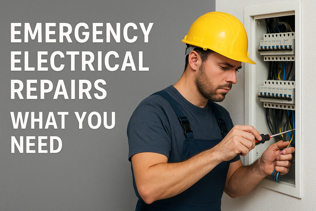 Discover everything you need to know about emergency electrical repairs. Learn how to respond fast, stay safe, and get reliable 24/7 electrician services when you need them most.