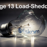 Stage 13 load-shedding warning in South Africa