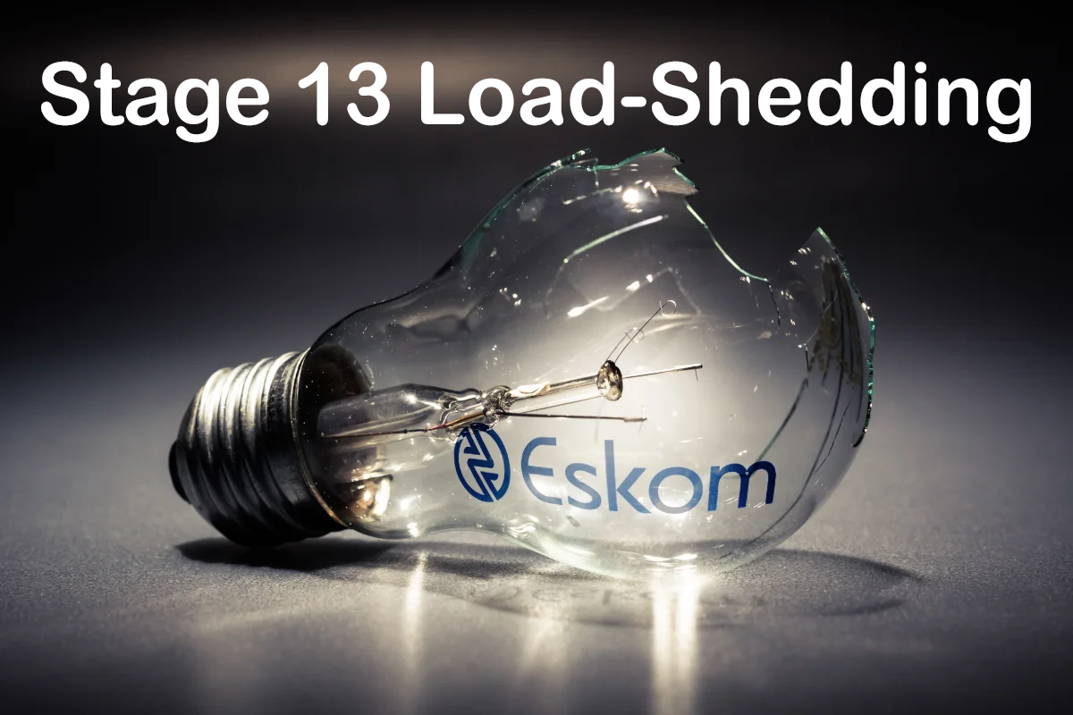 Stage 13 load-shedding warning in South Africa
