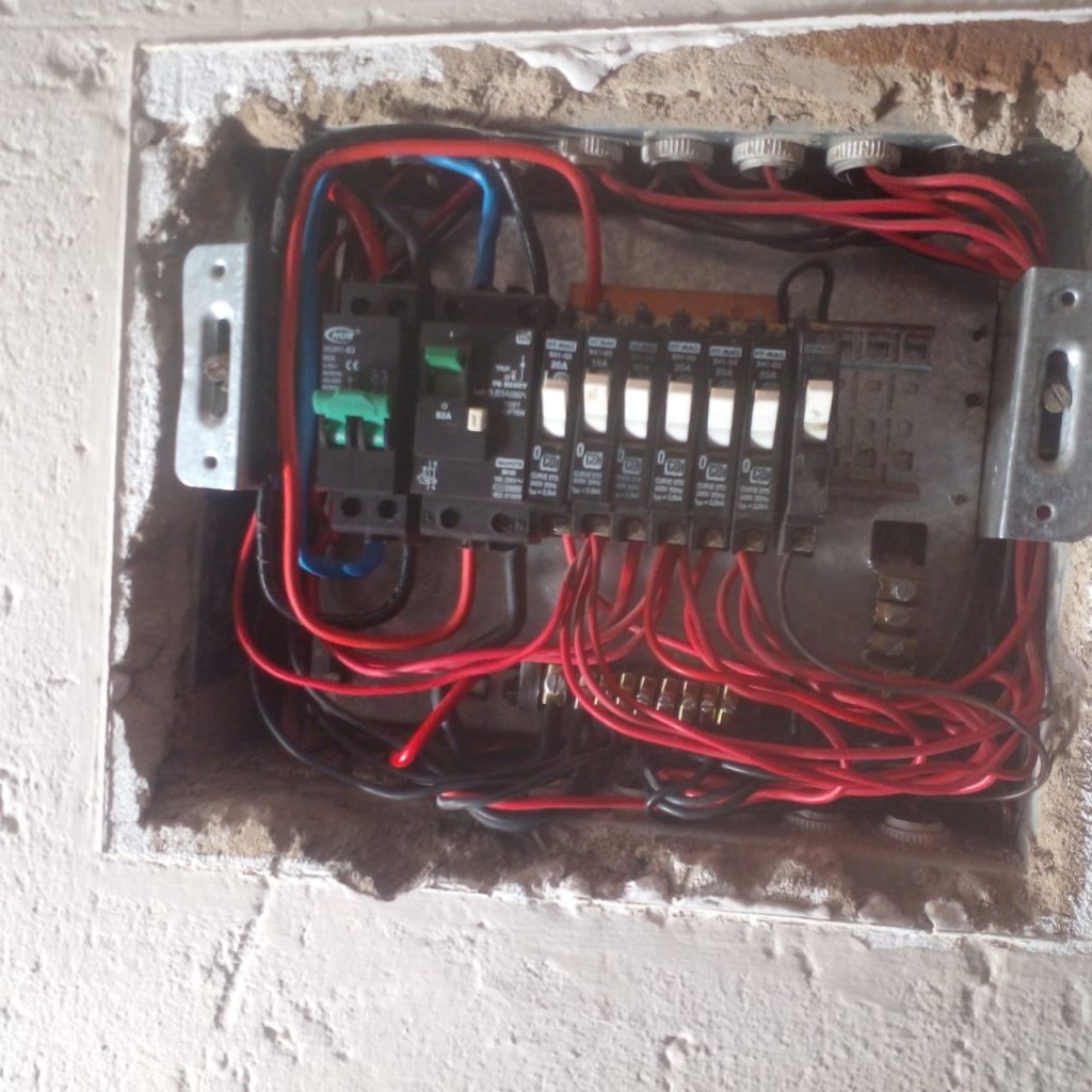 Surge protection installation