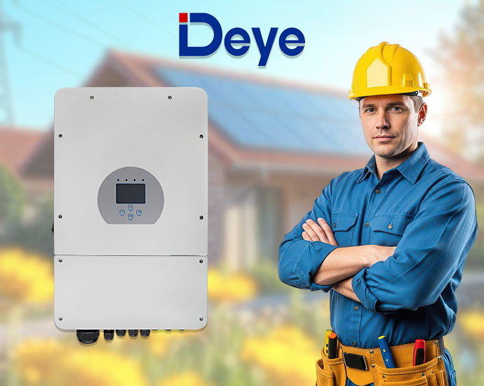 Deye 5kW Single-Phase Hybrid Solar System With 5kWh Battery