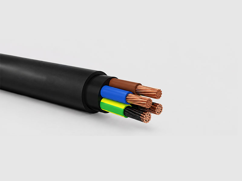 HO7RN-F 95mm² 4 Core Rubber Insulated Trailing Cable