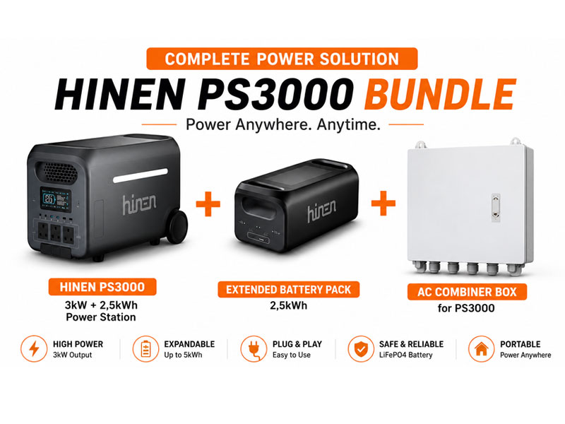 Hinen 3kW Back-up System with 5kWh Battery and Smartbox